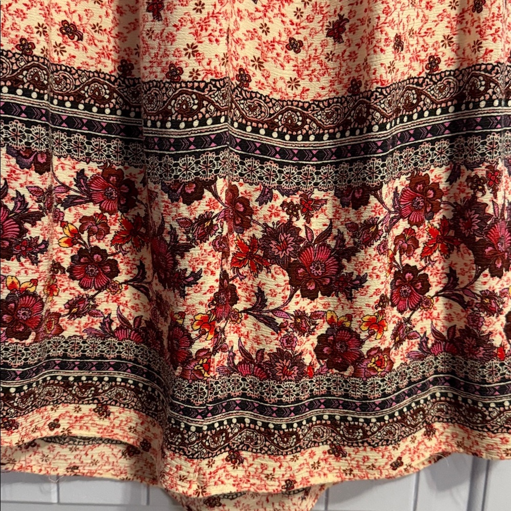 Flying Tomato Boho Festival Maxi Dress~Floral Crochet Waist~Anthro Style~ Small - Picture 14 of 16